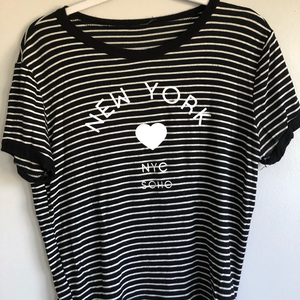 Striped New York t-shirt